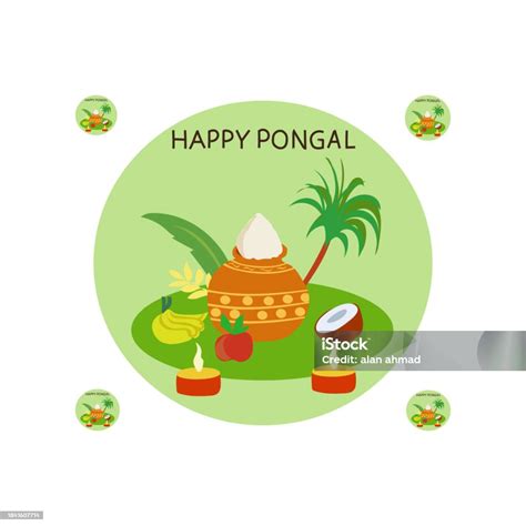 Tamil New Year Happy Pongal Stock Illustration Download Image Now