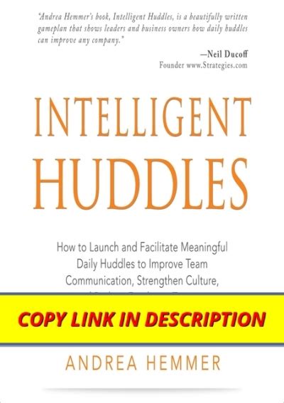 Read Epub Intelligent Huddles How To Launch And Facilitate