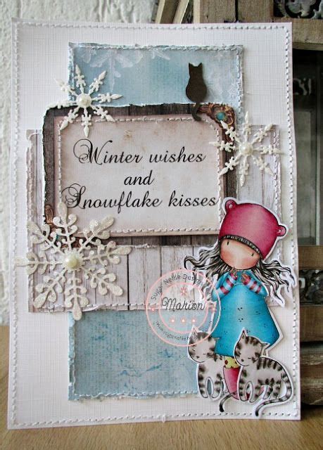 Sugar Nellie Winter Wishes And Snowflake Kisses Cards Handmade