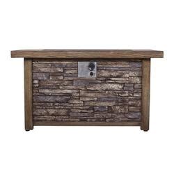 Can you cook on a portable propane fire pit? Backyard Creations® Stackstone Propane Gas Fire Pit Table ...