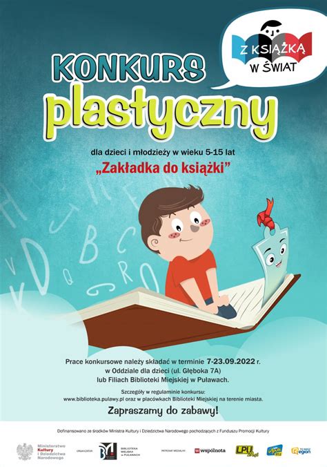 Zakładka Do Książki Konkurs Plastyczny Biblioteka Miejska W Puławach