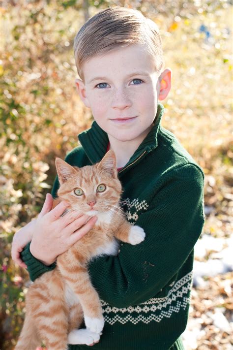 Boy With Cat