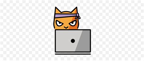 Hacker Cat Issue Cartoon Emojihow To Make A Cat Emoji Free