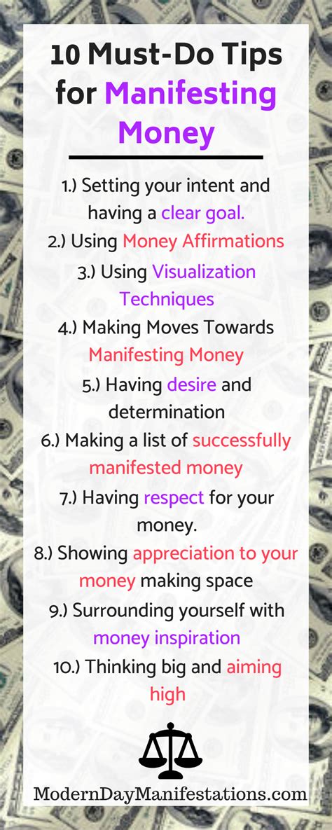 Jul 21, 2021 · 21. Manifesting Money 101 (With images) | Manifesting money, Money affirmations, Manifestation