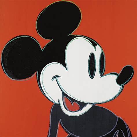 Andy Warhol Mickey Mouse Modern Design By