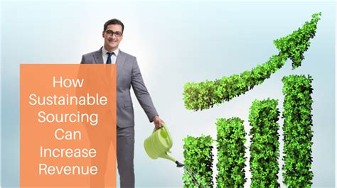 How A Sustainable Sourcing Strategy Can Increase Revenue