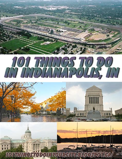 101 Things To Do 101 Things To Do In Indianapolis