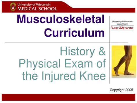 Ppt Musculoskeletal Curriculum Powerpoint Presentation Free Download