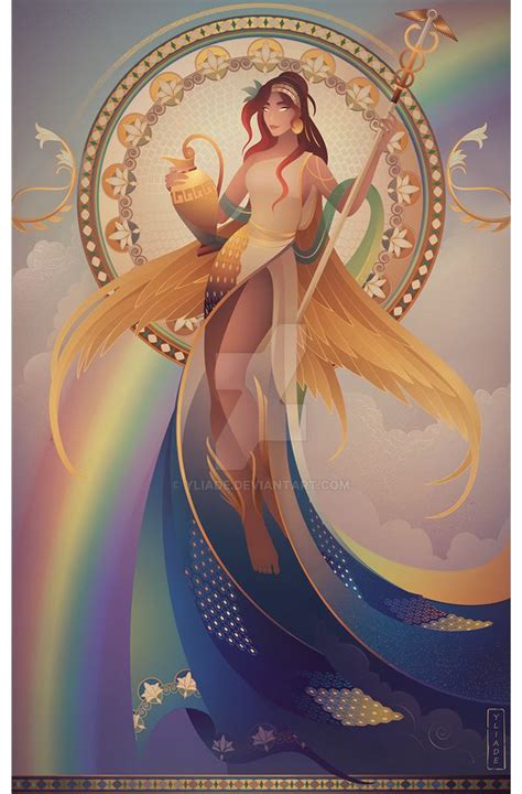 Iris Greek Mythology By Yliade On Deviantart Greek Goddess Art Hot Sex Picture