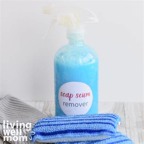 Soap scum is an unsightly hard water residue that gets left behind when the water mixes with soap (1). DIY Soap Scum Remover + Shower Cleaner {Spray + Wipe Away}