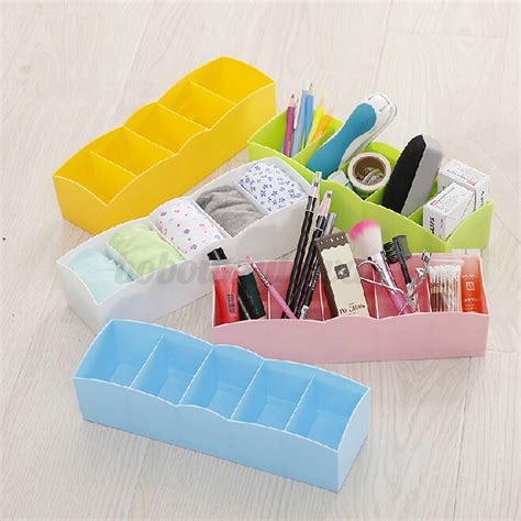 The set has 3 kinds of closet storage boxes, which are very suitable for all daily underwear, and the set can be washed without odor. DIY Plastic Underwear Bras Sock Ties Organizer Storage Box ...