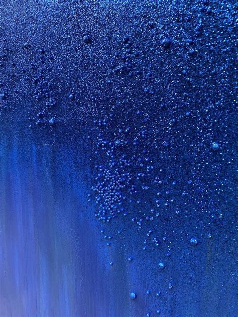 Large Glitter Painting For Wall Art Abstract Blue Painting On Etsy