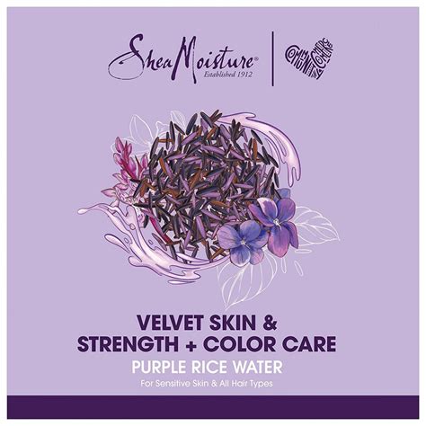 Sheamoisture Purple Rice Water Velvet Skin Body Wash 384 Ml غسول