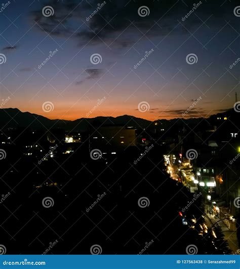Twilight And City Lights Stock Photo Image Of Cityscape 127563438