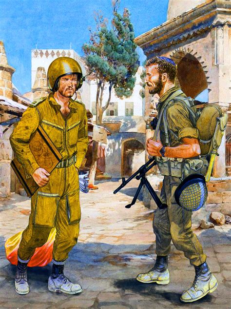 Israeli Troops In A Syrian Town 1973 Military Artwork Military Photos