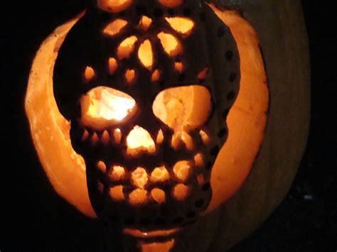 Pumpkin Carving Skeleton
