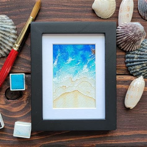 Watercolor Seascape Etsy