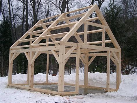 Timber Frame Shed Timber Frame Construction Timber Frame Barn Shed