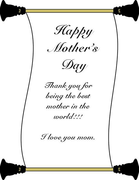 Mothers Day Certificate Best Mother