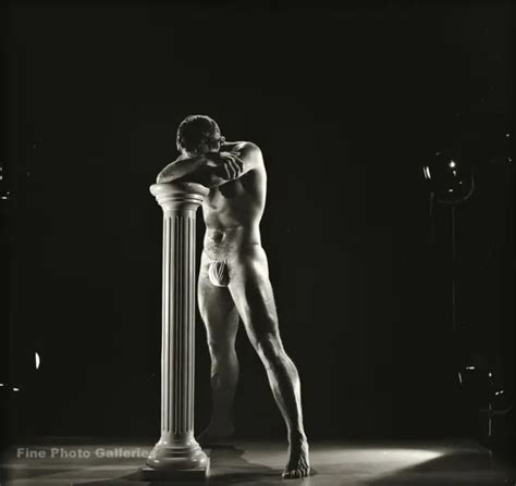 S BRUCE BELLAS Of L A Vintage Male Nude Classic Bodybuilder Photo Art X