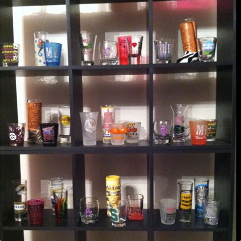 With a little creativity and patience, you can make a shot glass display case with a personal touch. 32 best Shot Glass Display Ideas images on Pinterest ...