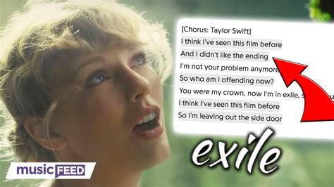 Taylor Swifts New Song Exile Decoded Youtube