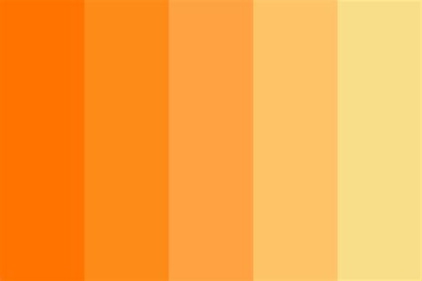 Orange Sherbet Color Palette