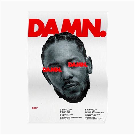 Sulili Kendrick Lamar Damn Music Album Cover Poster Art Print Wall Posters Size X Home