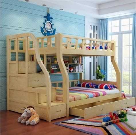 Webetop Kids Beds For Boys And Girls Bedroom Furniture Castle Bunk Bed Childrens Twins Double