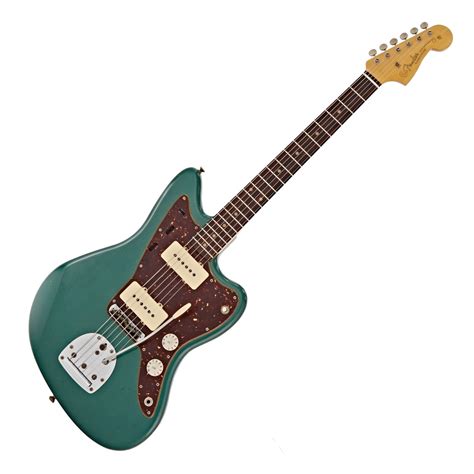 The jazzmaster shape might be too big for some. Fender Custom Shop 1959 Journeyman Relic Jazzmaster, Green ...
