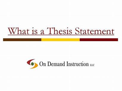 Thesis Statement Statements