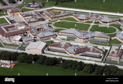 Aerial View Of Hmp Lancaster Farms Prison Lancashire Stock Photo Alamy