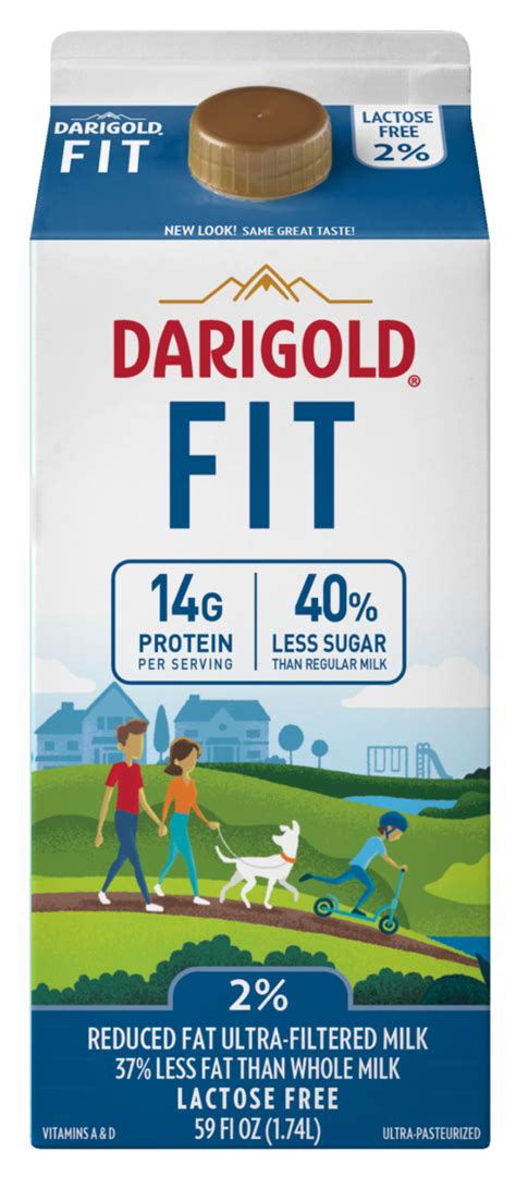 Ultra Filtered Milk With 14g Protein Per Serving Darigold Fit Milk