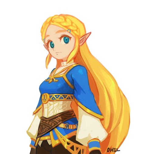 The Legend Of Zelda Legend Of Zelda Breath Princesa Zelda Video Game Fan Art Game Art