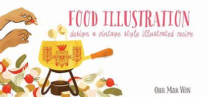 Illustration Illustrated Recipe Class Recipes Skillshare Ohn