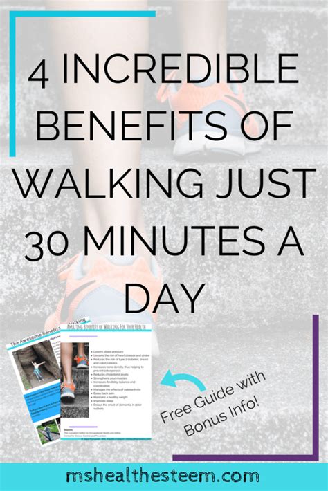 4 Incredible Benefits Of Walking Just 30 Minutes A Day Ms Benefits