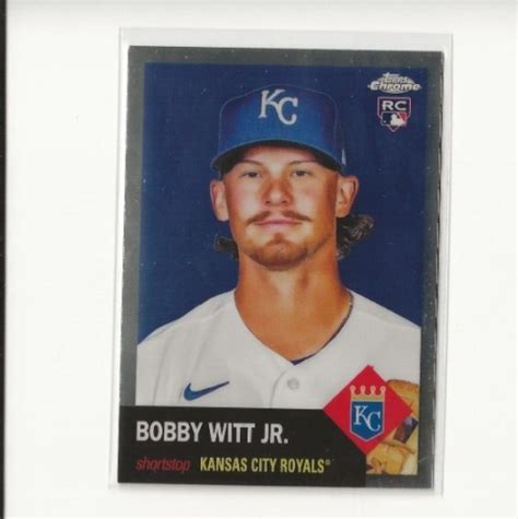 Bobby Witt Jr 2022 Topps Chrome Platinum Anniversary 61 Base Rookie Card Base Ebay