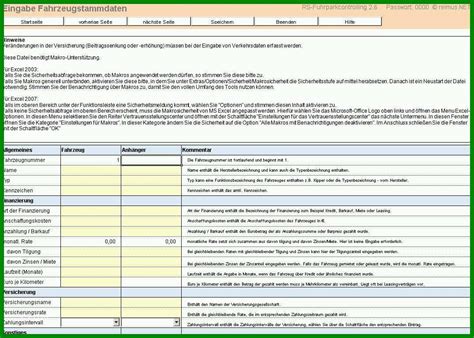 Excel tool rs fuhrpark verwaltung verwaltung und. Fuhrpark Excel Vorlage Kostenlos: 9 Stile (2019 Update)