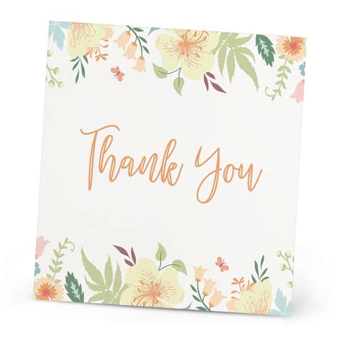 Thank you for making my special day even more special with your presence and amazing gift, i love you. Edith Personalised Wedding Thank You Card | Beautiful Wishes
