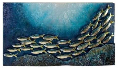Accent decor offers a wide selection of home décor, ceramics, glass vases and more for floral arrangements, events & weddings. Top 20 Fish Shoal Metal Wall Art | Wall Art Ideas