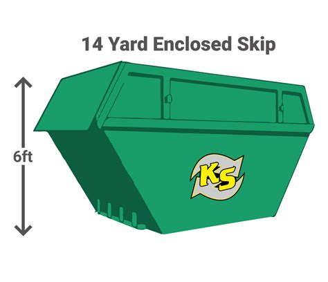 Yard Enclosed Skip Kirkby Skips