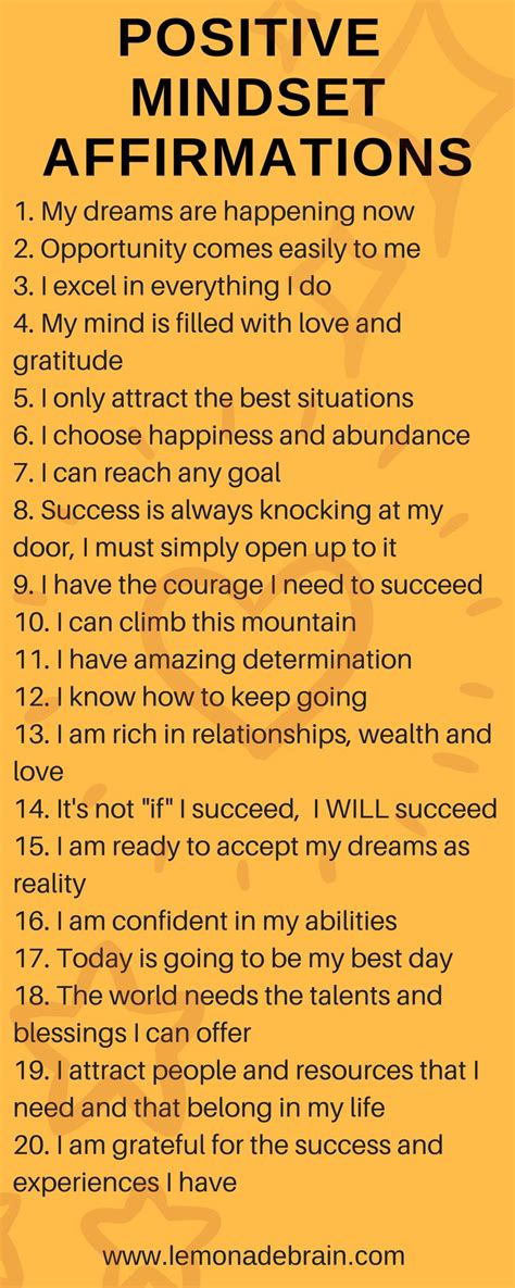 46 References Daily Affirmations Example For Everyone Exercises To