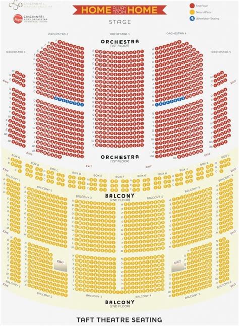 Detroit Fox Theater Seating Chart Printable Templates Free