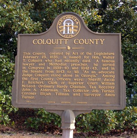Colquitt County Georgia Historical Society