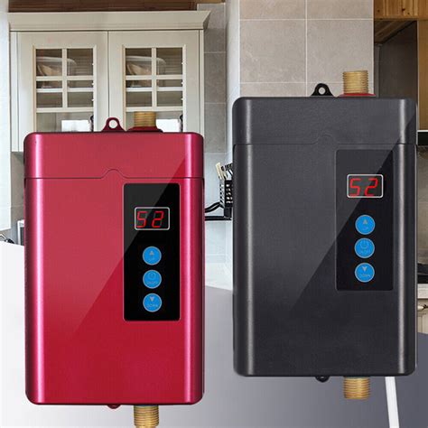 Electric Tankless Instant Hot Water Heater Under Sink Tap Bathroom Kitchen Kw Ebay