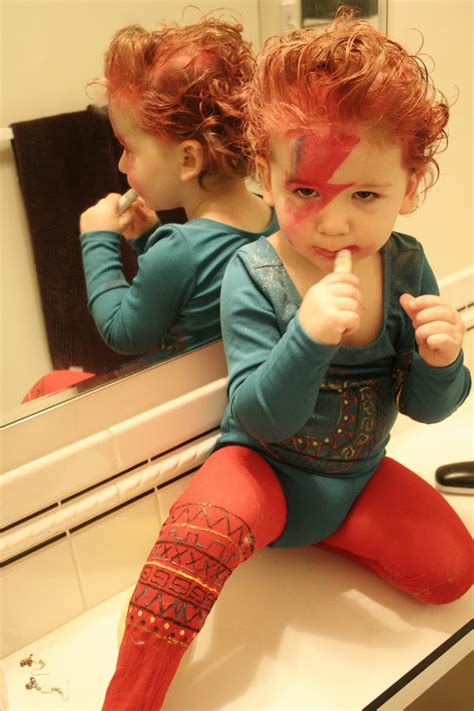 When it comes to creating a ziggy stardust costume, it's all about the makeup. A Fun Assortment of Homemade Halloween Costumes For Kids