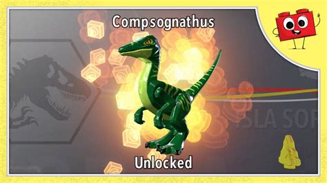 Lego Jurassic World How To Unlock Compy Compsognathus Youtube