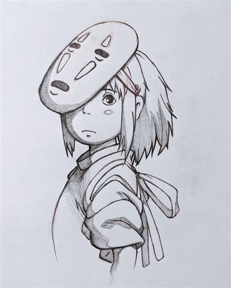 How To Draw The Chihiro Step By Step Spirited Away Ea