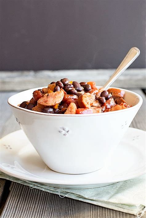 This chili is richly flavored, with an earthiness from cumin and chili powder, a hint of bitter from some cocoa powder and a dash of sweet cinnamon. Simple Smoked Sausage Chili Recipe - Dine and Dish