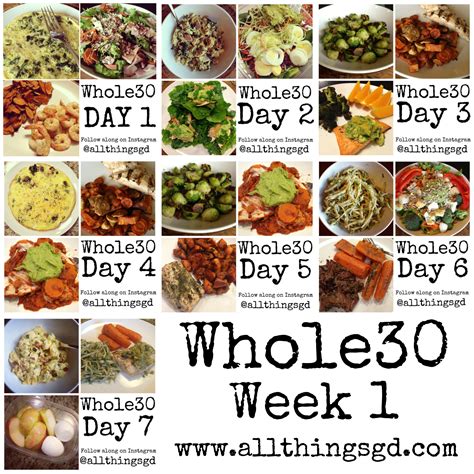 Whole30: Week 1 - All Things G&D